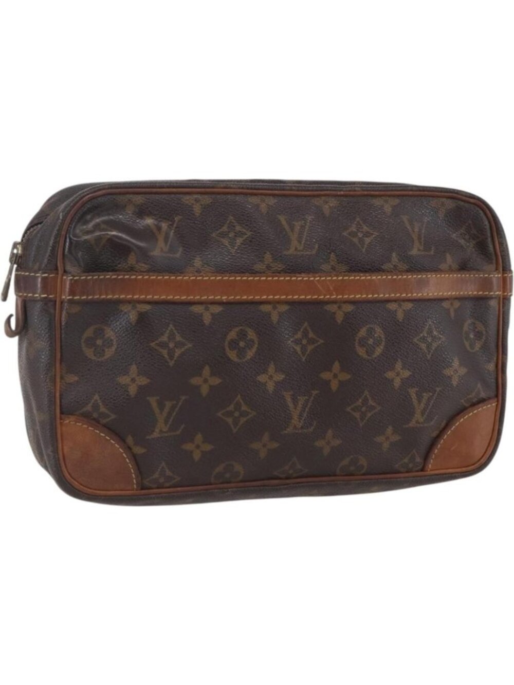 LOUIS VUITTON Monogram Compiegne 28 Clutch Bag M51845
